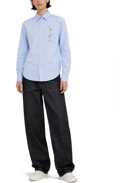 Bluze Moschino Printed Shirt AZURE Femei (BM 19734470) 2