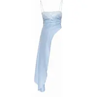 Topuri Moschino Dama - Bluze Moschino Asymmetrical Blouse AZURE Femei (BM 19734521) - B-mall.ro