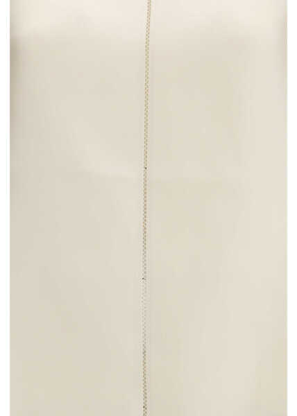 Tricouri LOULOU DE SAISON Havana silk T-shirt IVORY Femei (BM 19734593) 3