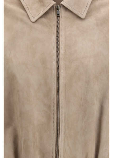 Jachete Salvatore Santoro Suede Jacket SAND Femei (BM 19734602) 3
