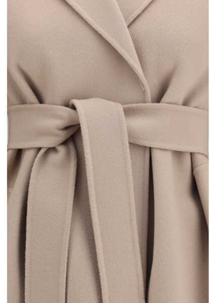 Paltoane S MAXMARA Arona Coat in virgin wool BEIGE ROSA Femei (BM 19734605) 3