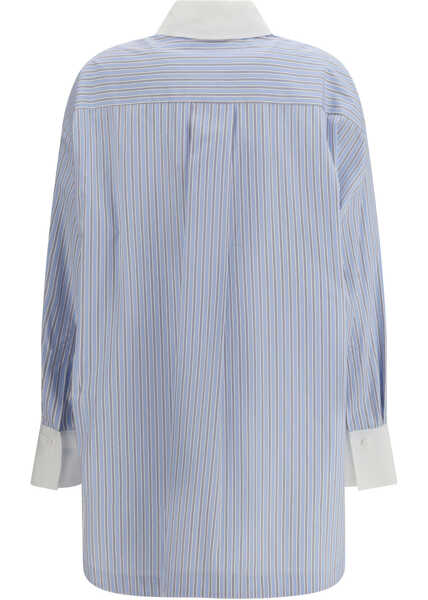 Camasi casual THE ATTICO Striped Shirt LIGHT BLUE/WHITE Femei (BM 19734617) 2