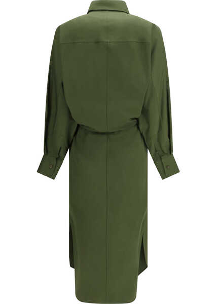 Rochii Givenchy Poplin shirt Dress KHAKI Femei (BM 19734635) 2