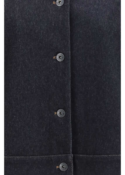 Jachete Max Mara Denim print jersey Jacket BLU MARINO Femei (BM 19734650) 3