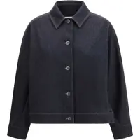 Jachete Denim print jersey Jacket Femei