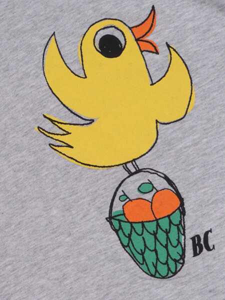 Tricouri Bobo Choses Flying Oranges long sleeve T-shirt Gray Baieti (BM 19735416) 3
