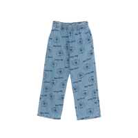 Blugi drepti Bobo Choses Pickles The Dog all over light denim pants