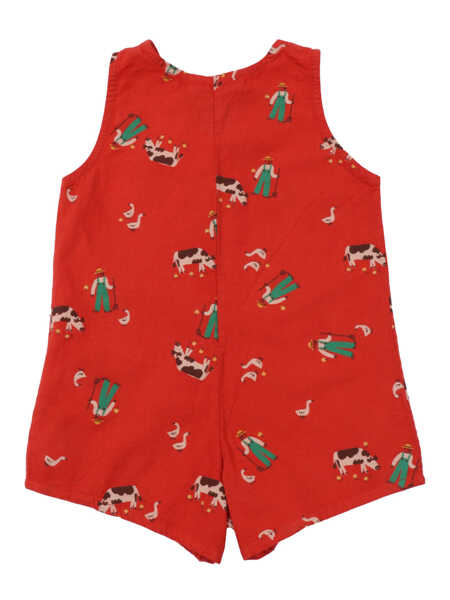 Pulovere casual Bobo Choses Farm Adventure all over playsuit Red Fete (BM 19735440) 2
