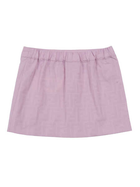 Fuste Fendi COTTON JACQUARD FF SKIRT Purple Fete (BM 19735599) 2