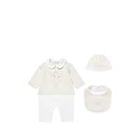 Salopete STRETCH FLEECE ROMPER SET Fete
