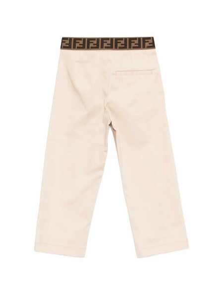 Pantaloni casual Fendi EAVY GABARDINE PANTS Beige Fete (BM 19735686) 2