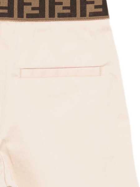 Pantaloni casual Fendi EAVY GABARDINE PANTS Beige Fete (BM 19735686) 3