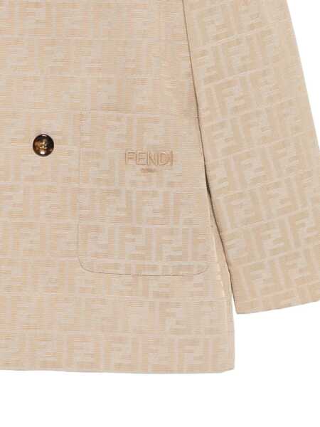 Jachete Fendi FF CANVAS JACKET Beige Baieti (BM 19735692) 3