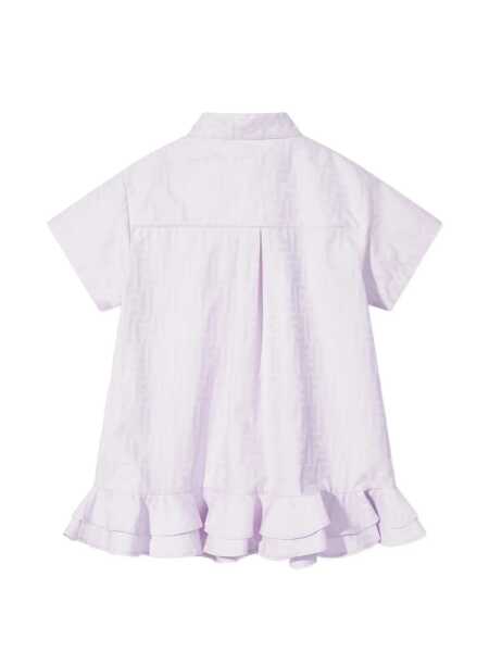 Rochii Fendi FF COTTON JACQ DRESS Purple Fete (BM 19735698) 2
