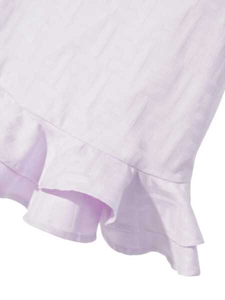 Rochii Fendi FF COTTON JACQ DRESS Purple Fete (BM 19735698) 4