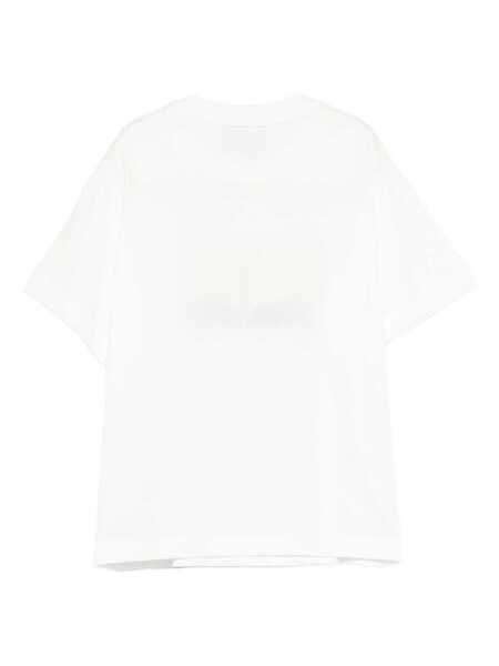 Tricouri Fendi JERSEY T-SHIRT White Fete (BM 19735716) 2