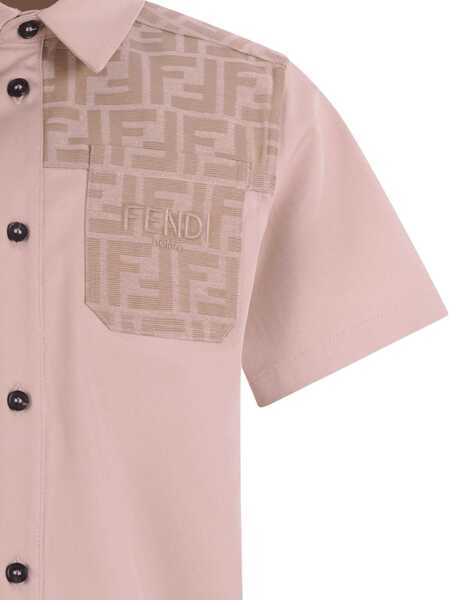 Bluze Fendi EAVY GABARDINE SHIRT Brown Fete (BM 19735728) 3