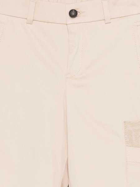 Pantaloni scurti Fendi EAVY GABARDINE SHORTS Beige Fete (BM 19735737) 3