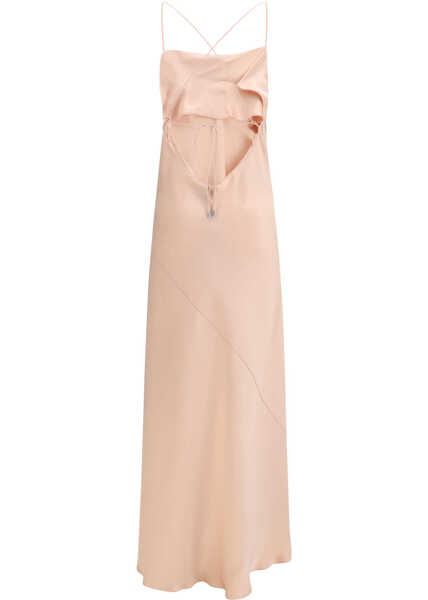 Rochii Pinko Farro satin Dress ROSA MOGANO Femei (BM 19735850) 2