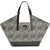 Marni Raffia effect fabric Tote Bag BLACK