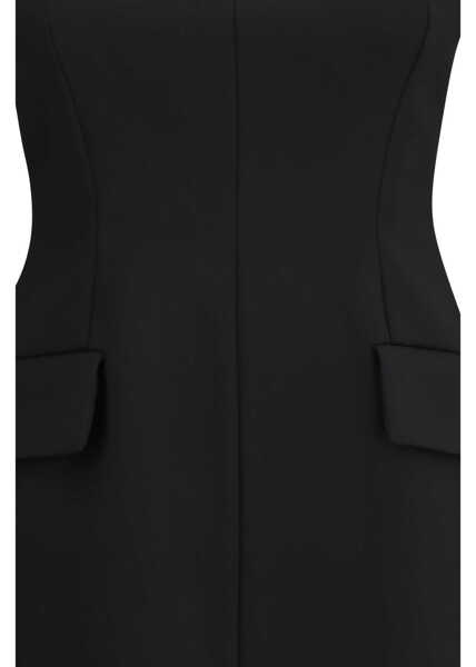 Rochii Max Mara Short fitted gabardine Dress NERO Femei (BM 19735871) 3