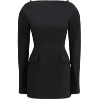 Rochii Short fitted gabardine Dress Femei