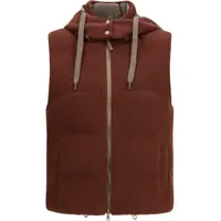 Veste casual Hooded Down Vest Femei