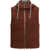 Brunello Cucinelli Hooded Down Vest MULBERRY+BROWN CHIARO
