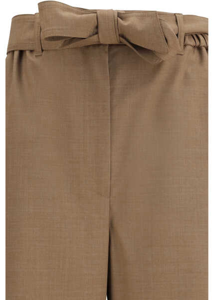 Pulovere casual Max Mara Virgin wool Pants NOCCIOLA Femei (BM 19735901) 3