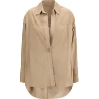 Jachete Suede Shirt Femei