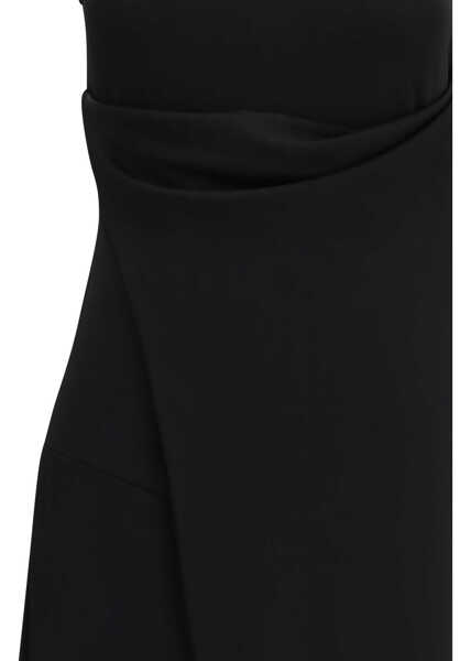 Rochii AMI Paris Long jersey Dress NOIR Femei (BM 19735916) 3