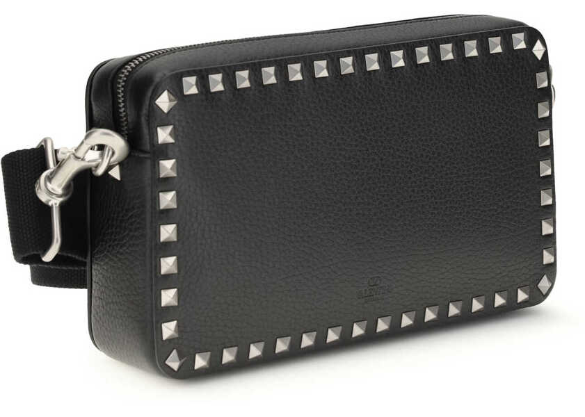 Genti de mana Valentino Garavani Rockstud leather Shoulder Bag NERO Barbati (BM 19735931) 3