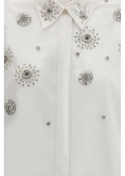 Camasi casual Pinko Carley Shirt BIANCO BRILL Femei (BM 19735937) 3