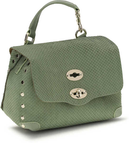 Genti de mana Zanellato Postina Amoretto Baby Handbag GREEN SPINOSO Femei (BM 19735949) 2