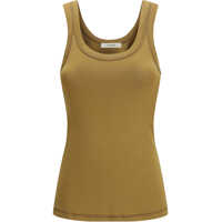 Topuri Ribbed cotton Top Femei