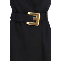 Rochii Balmain Dama - Rochii Balmain Short wrap Dress BLACK Femei (BM 19735982) - B-mall.ro