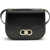 Ferragamo North-South Double Gancini Shoulder Bag VIT URUS NERO