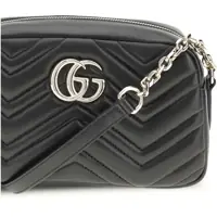 Genti de mana Dama - Genti de mana Gucci GG Marmont Shoulder Bag BLACK Femei (BM 19736015) - B-mall.ro