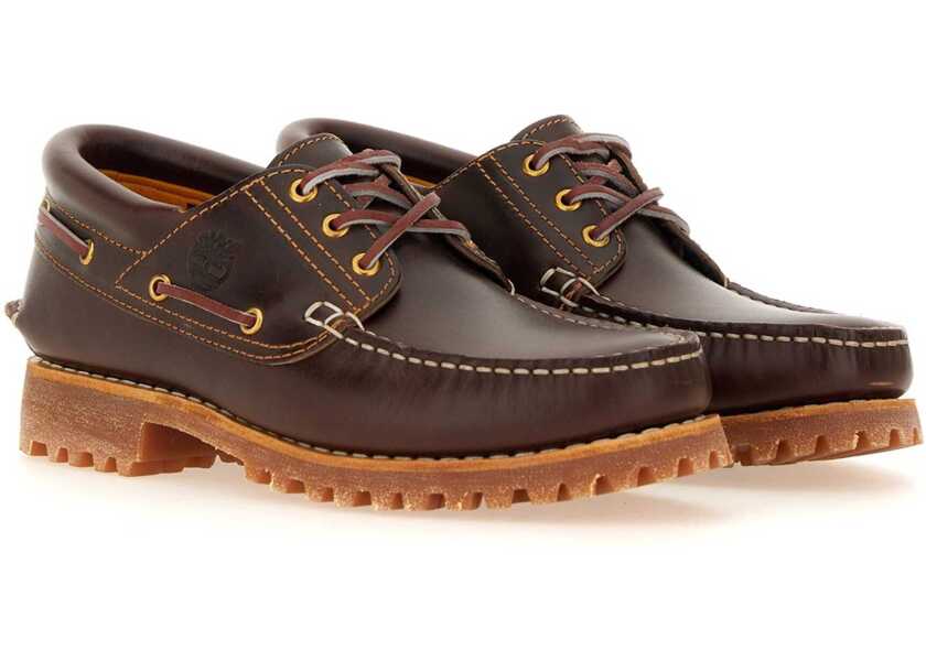 Pantofi eleganti Timberland Mocassino Da Barca In Pelle BROWN Barbati (BM 19736216) 4