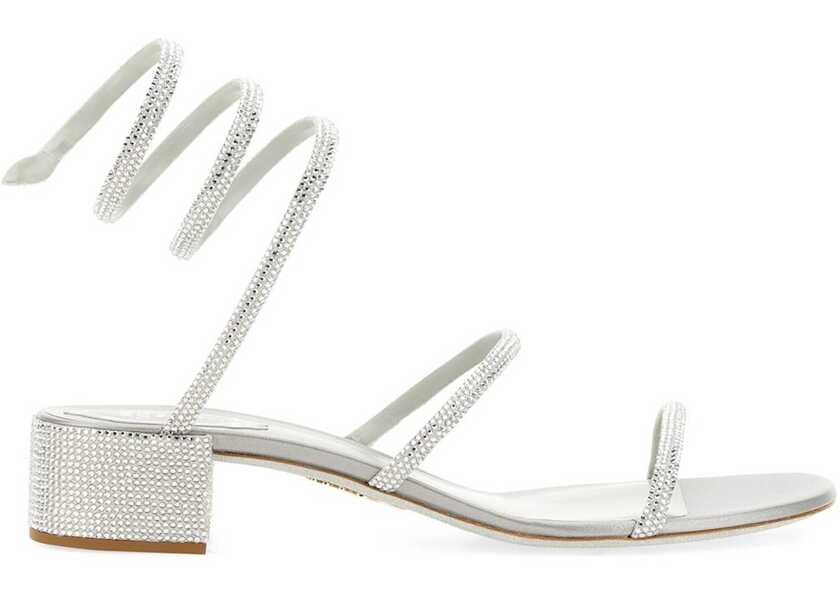 Sandale Rene Caovilla Sandalo Cleo SILVER Femei (BM 19736225) 2