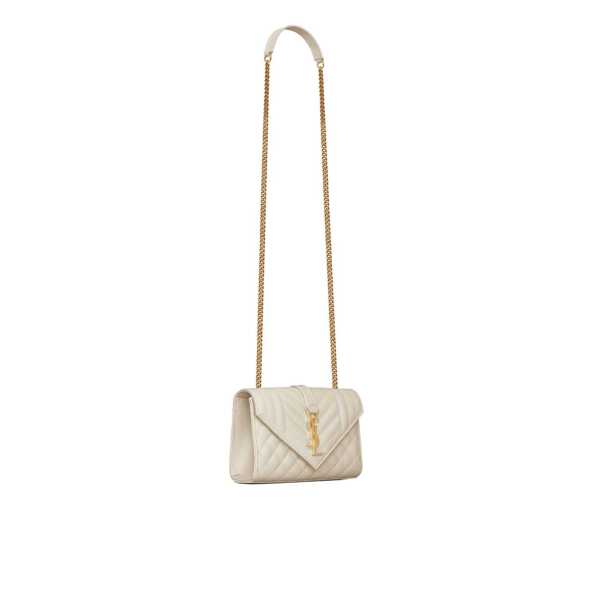 Genti de mana Saint Laurent Saint Laurent Envelope Small Bag Ivory Femei (BM 19736283) 2