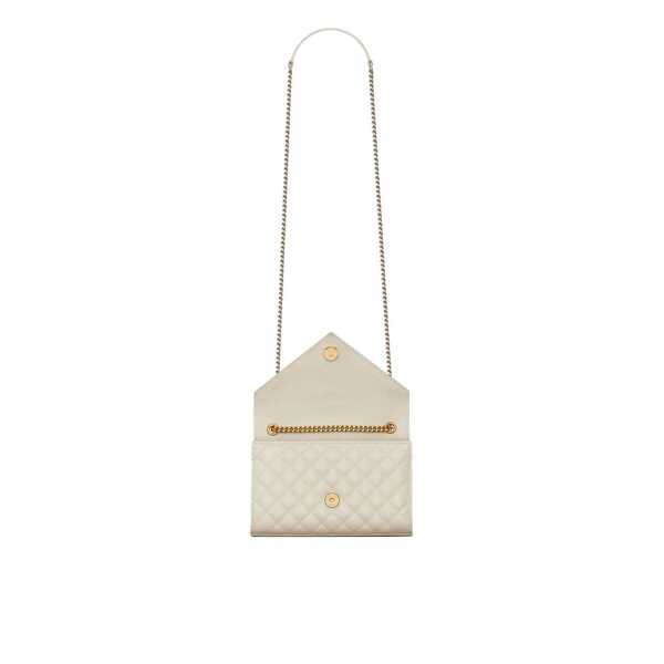 Genti de mana Saint Laurent Saint Laurent Envelope Small Bag Ivory Femei (BM 19736283) 3