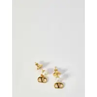 Bijuterii Dama - Cercei Valentino Garavani Vlogo Signature Earrings CREAM Femei (BM 19736312) - B-mall.ro