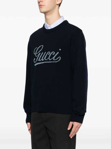 Pulovere Gucci Wool Sweater OLIMPUS BLUE/GREY Barbati (BM 19736315) 3