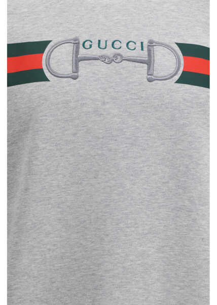 Bluze de trening Gucci Cotton jersey Sweatshirt GREY MELANGE/MIX Barbati (BM 19736321) 3