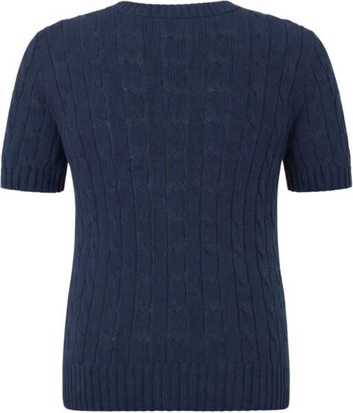 Pulovere casual Ralph Lauren Short-Sleeved Pullover BLUE Femei (BM 19736390) 2