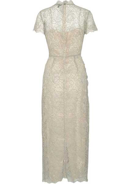 Rochii casual ROTATE Birger Christensen Long Lace Dress GREY Femei (BM 19736402) 2