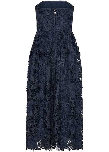Rochii casual ROTATE Birger Christensen 3D Lace Midi Dress BLUE Femei (BM 19736408) 2