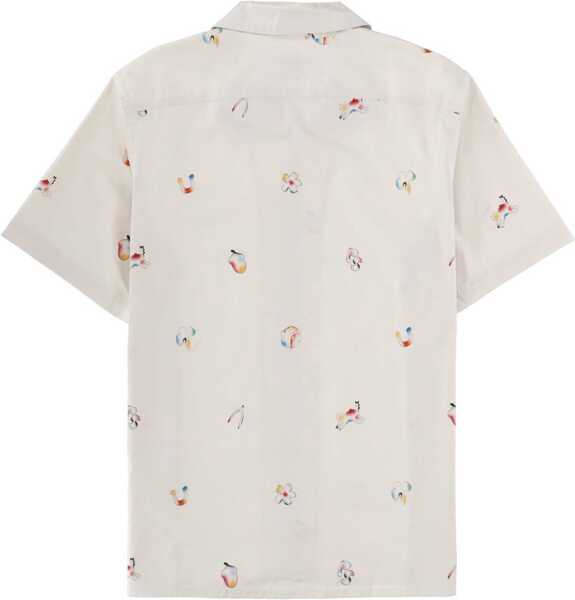 Camasi casual Paul Smith Printed Shirt WHITE Barbati (BM 19736450) 2