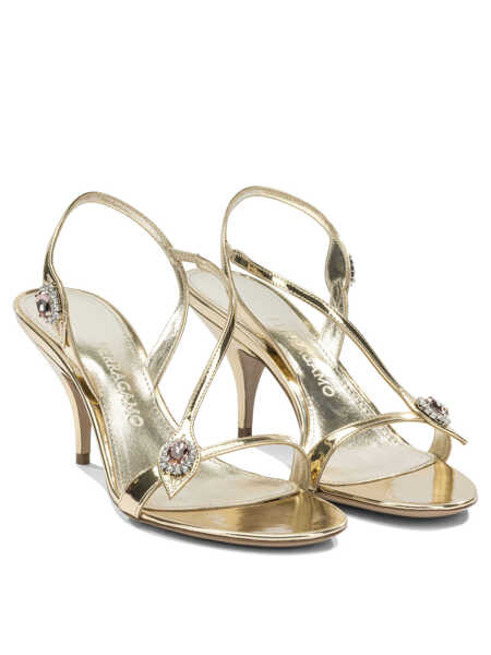 Sandale Ferragamo Sandals Gold Femei (BM 19736550) 2
